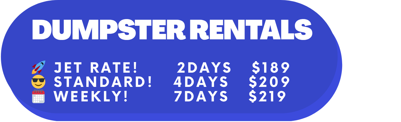 Dumpster rentals Omaha Nebraska up to 7 days $29 your choice